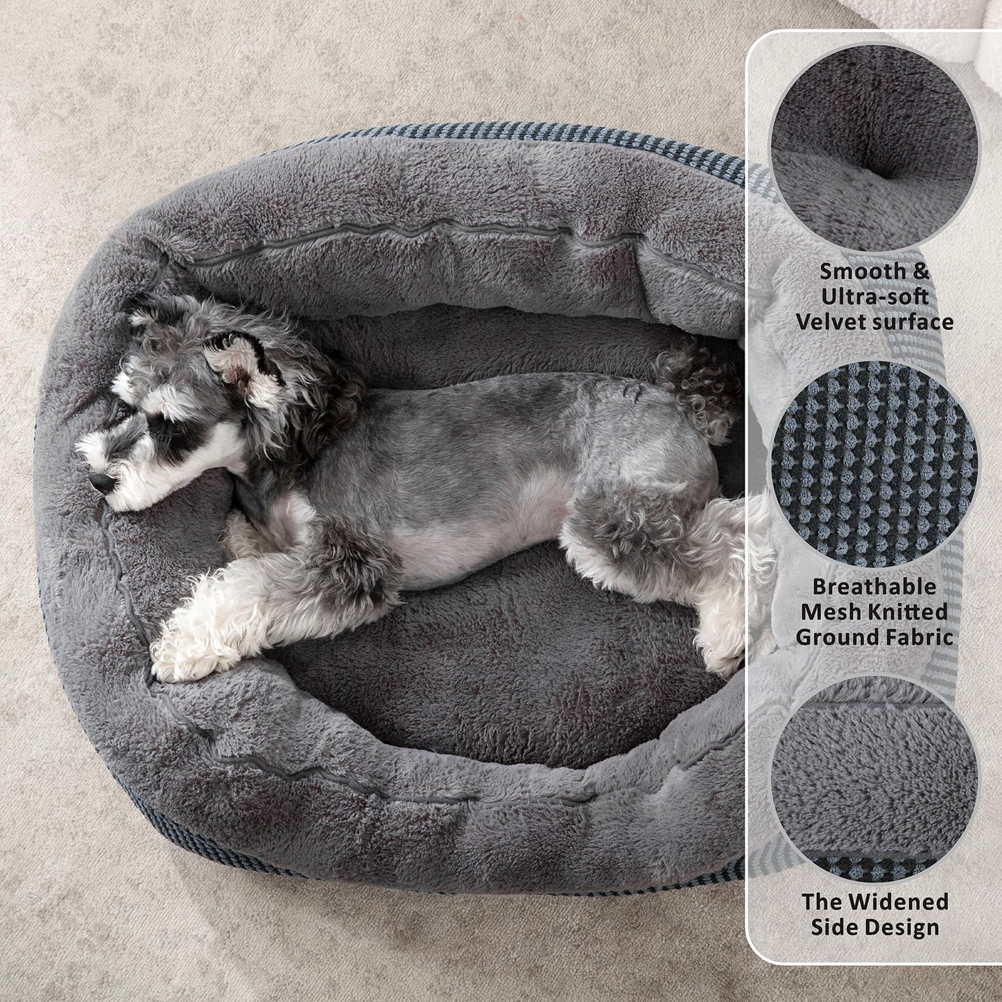 Feeriva™ CozyNest Calming Orthopedic Pet Bed (Small Size)
