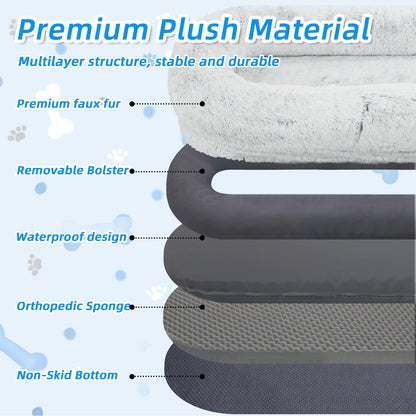 Feeriva™ Human-Pet Lounger Bed – XXL (71" × 45")