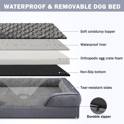 Feeriva™ XL Orthopedic Dog Sofa Bed