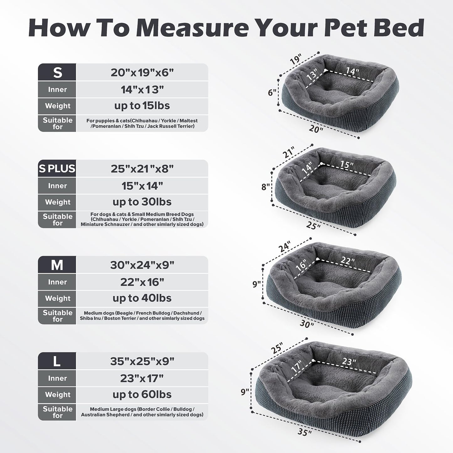 Feeriva™ CozyNest Calming Orthopedic Pet Bed (Small Size)
