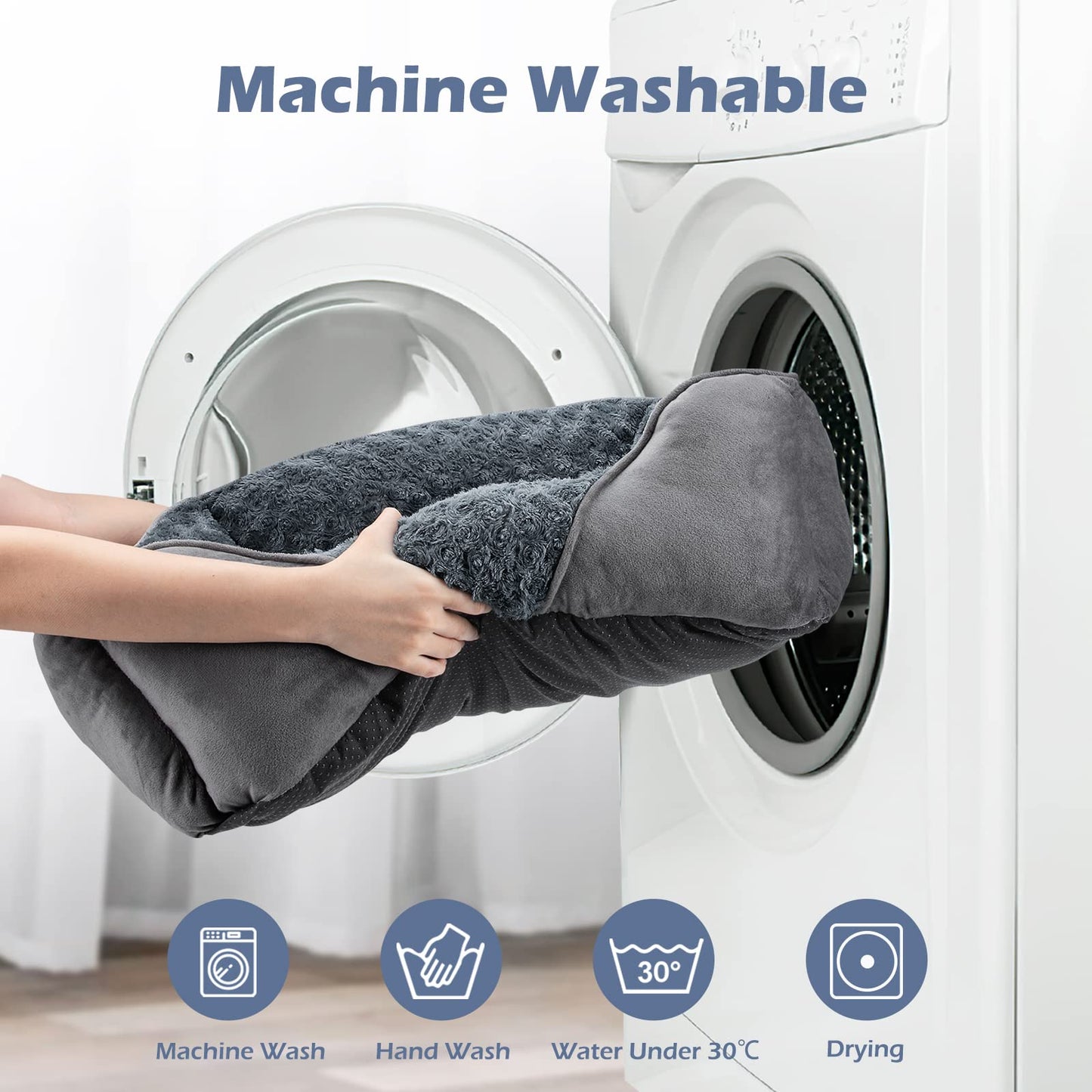 Feeriva™ Orthopedic Dog Bed – Small (20" × 19" × 6")