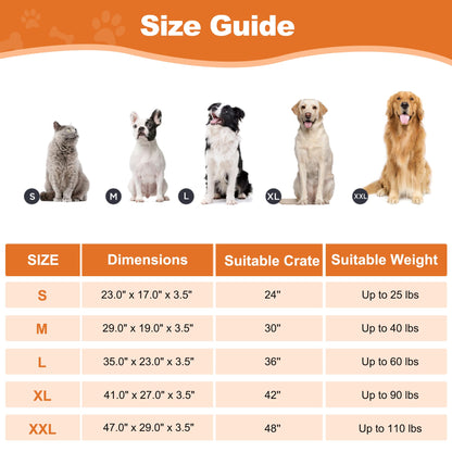 Feeriva™ Deluxe Dog Bed – Large (35" × 23")