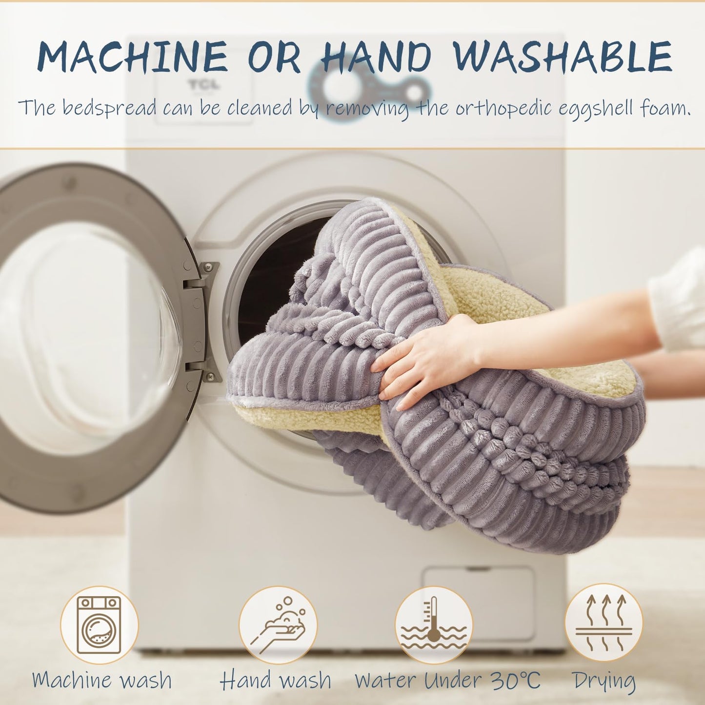 Feeriva™ Oval Orthopedic Dog Sofa Bed