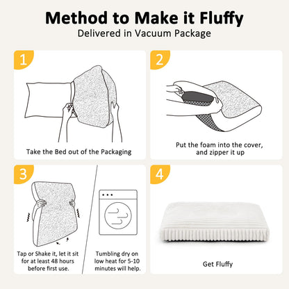 Feeriva™ Large Dog Bed – 35" × 23"