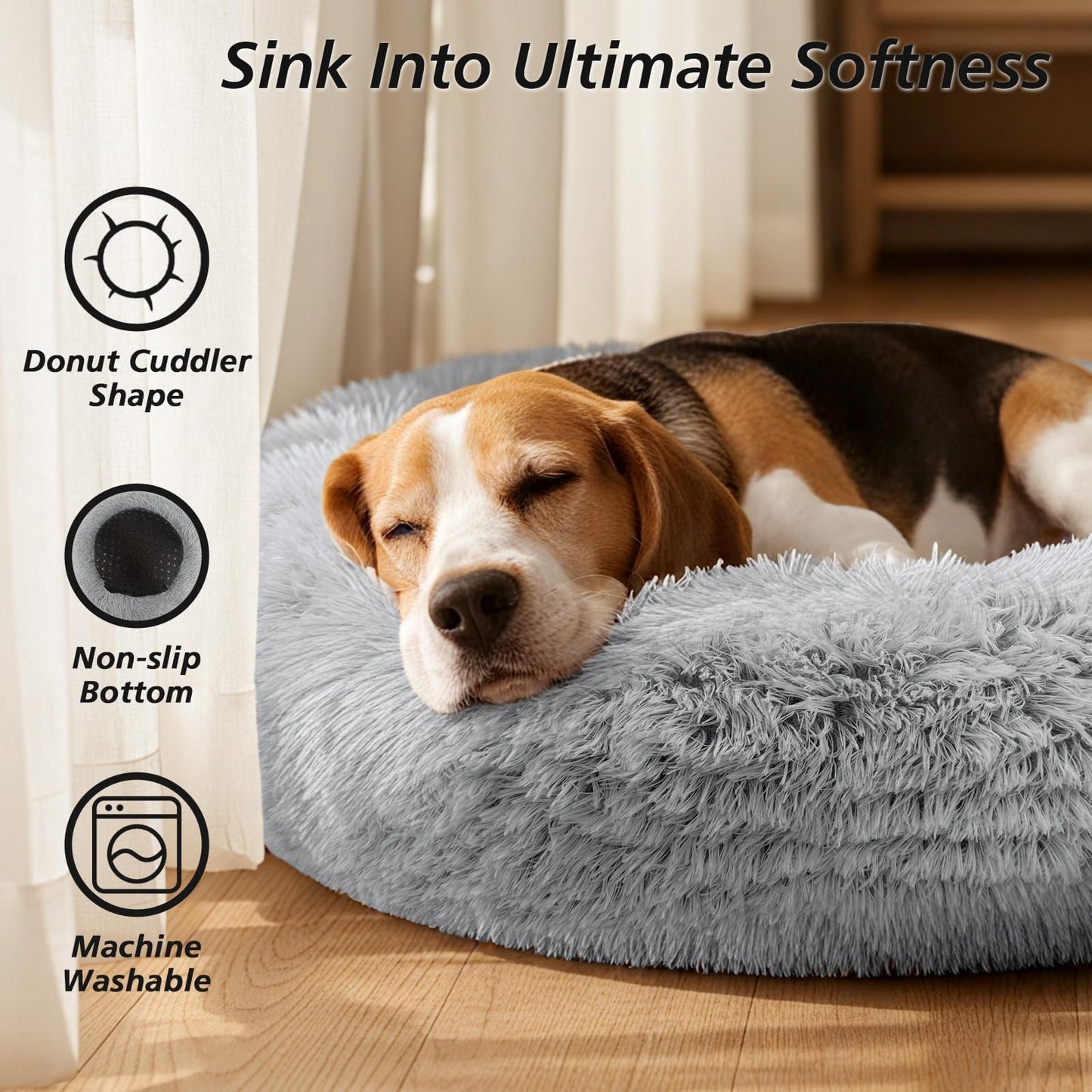 Feeriva™ Donut Cuddler Pet Bed – 20