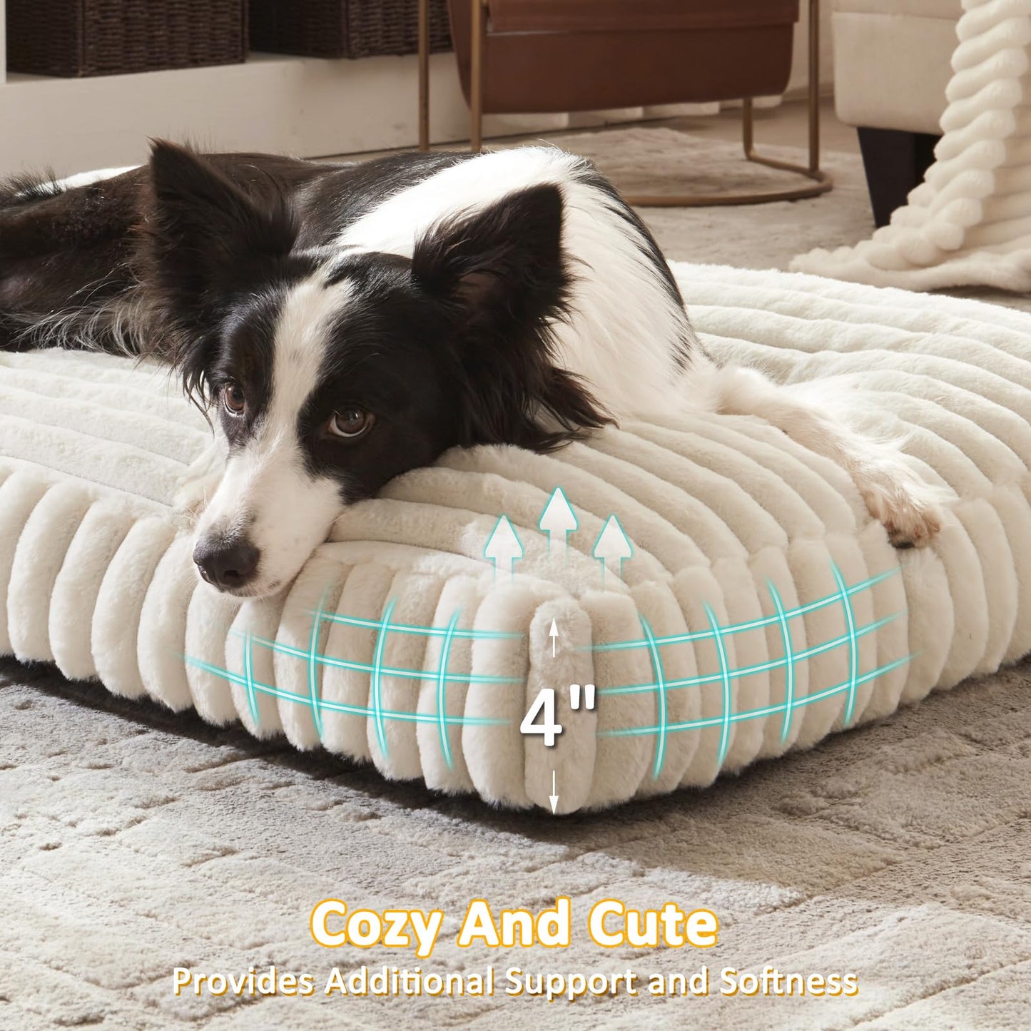 Feeriva™ Large Dog Bed – 35" × 23"