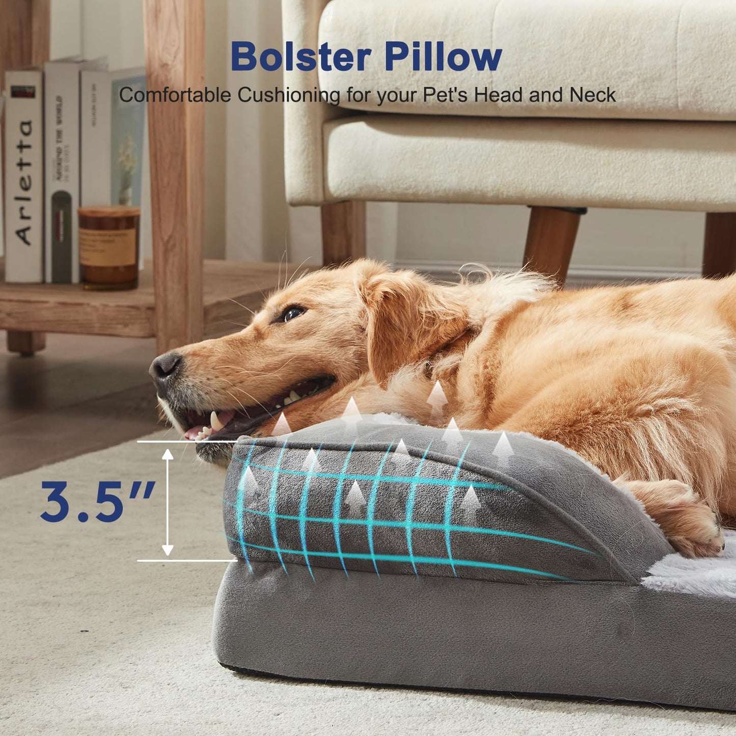Feeriva™ XL Orthopedic Dog Sofa Bed