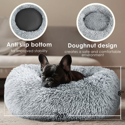 Feeriva™ FluffyCalm™ Donut Pet Bed – 20