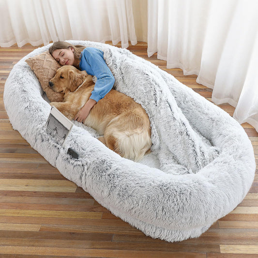 Feeriva™ Human-Pet Lounger Bed – XXL (71" × 45")